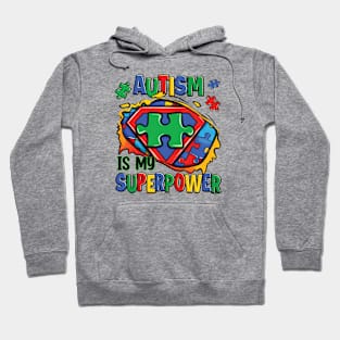 Autism is My Supperhero Apparel Autism Awareness Hoodie